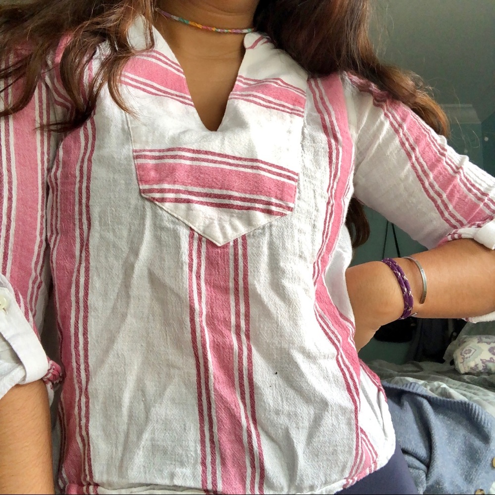 hippie peasant blouse